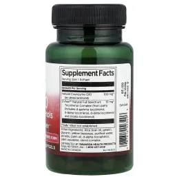 Swanson, Коэнзим Q10 с токотриенолами, 60 мягких таблеток