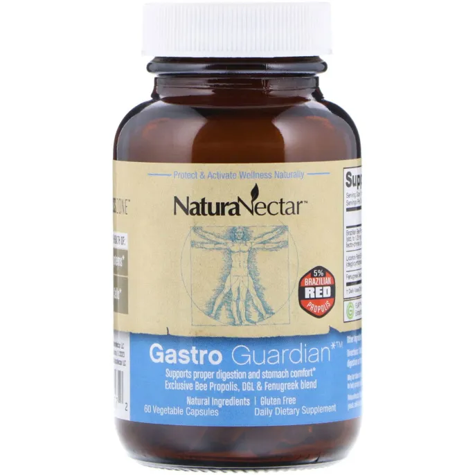 NaturaNectar, Gastro Guardian, 60 вегетарианских капсул