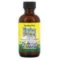 Nature's Plus, Source of Life, Animal Parade, Baby Plex, жидкие мультивитаминные капли без сахара, с натуральным вкусом апельсина, 2 жидкие унции (60 мл)