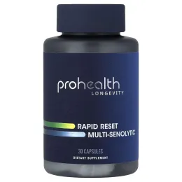 ProHealth Longevity, Rapid Reset, мультисенолитики, 30 капсул
