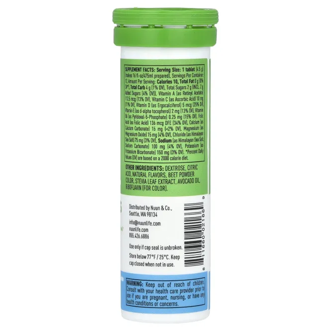 Nuun, Витамины, гидратация, черника и гранат, 12 таблеток