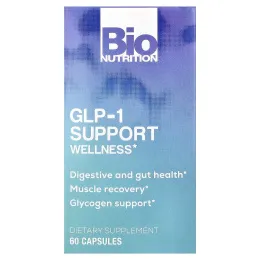 Bio Nutrition, GLP-1, поддержка хорошего самочувствия, 60 капсул