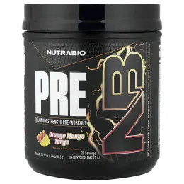 NutraBio, PRE-Workout, апельсин и манго, 612 г (1,34 фунта)