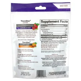 Quantum Health, Леденцы TheraZinc, вкус бузины и малины, 18 леденцов