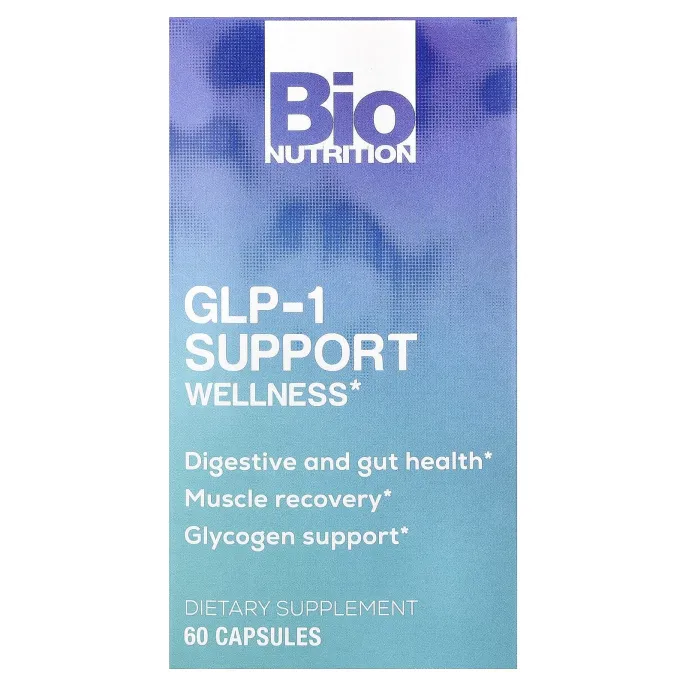 Bio Nutrition, GLP-1, поддержка хорошего самочувствия, 60 капсул