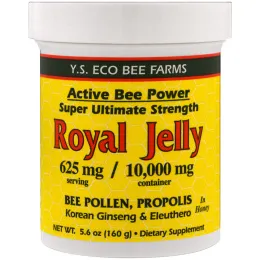 Y.S. Eco Bee Farms, Мед с маточным молочком, 625 мг, 5.6 унций (160 г)