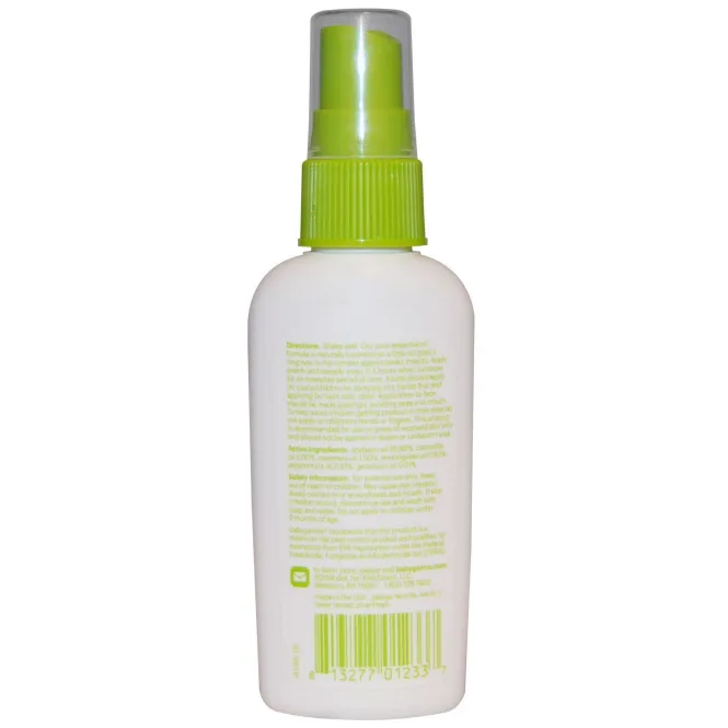 BabyGanics, Натуральный репеллент насекомых, жидкость 59 мл