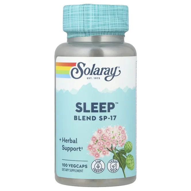 Solaray, Снотворная смесь SP-17, 100 растительных капсул