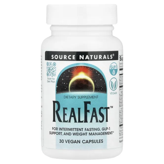 Source Naturals, RealFast™, 30 веганских капсул