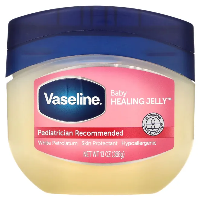 Vaseline, Мазь для защиты детской кожи Baby Healing Jelly, 368 г