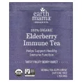 Earth Mama, Organics, 100% чай из органической бузины для укрепления иммунитета, с фруктово-ягодным вкусом, без кофеина, 16 чайных пакетиков, 28 г (0,98 унции)