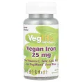 VegLife, Железо растительного происхождения, 25 мг, 100 таблеток