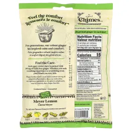 Chimes, жевательные таблетки с имбирем, со вкусом лимона Мейера, 141,8 г (5 унций)