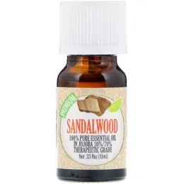 Healing Solutions, На 100% чистое эфирное масло, сандаловое дерево, 10 мл
