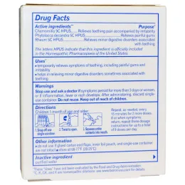 Boiron, Камилия Облегчение при прорезывании зубов, 10 доз, .034 унции каждая