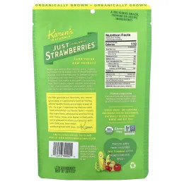 Karen's Naturals, Just Strawberries®, 28,4 г (1 унция)