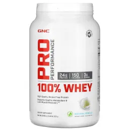GNC Pro Performance, Pro Performance 100% Whey, Natural Vanilla, 2.06 lb (935 g)