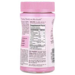 Nature's Bounty, Optimal Solutions®, жевательные таблетки для волос, кожи и ногтей, со вкусом клубники, 40 жевательных таблеток