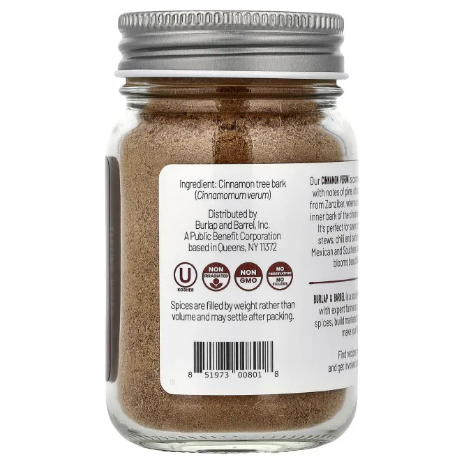 Burlap & Barrel, корица (Cinnamon verum), 51 г (1,8 унции)