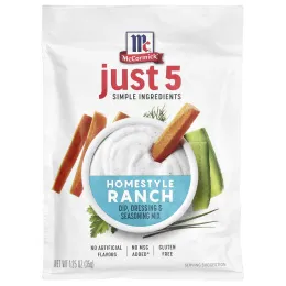 McCormick, Just 5 Simple Ingredients, смесь для соуса, заправки и приправ, по-домашнему, 35 г (1,25 унции)