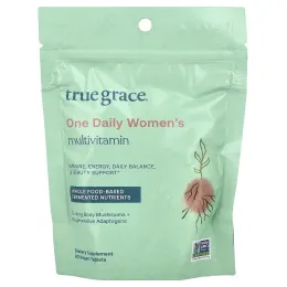 True Grace, One Daily Women's Multivitamin, 90 Vegan Tablets