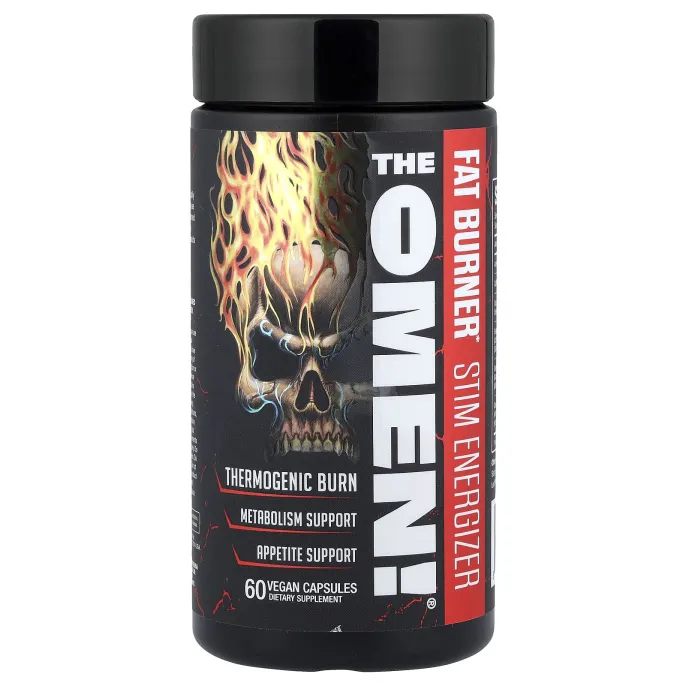 JNX Sports, The Omen!®, сжигатель жира, 60 растительных капсул