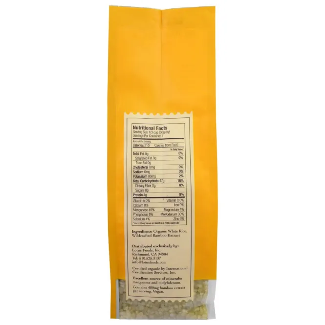 Lotus Foods, Органический джейд жемчужный рис 15 унции (426 г)