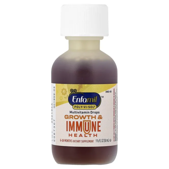 Enfamil, Poly Vi Sol®, мультивитамины в каплях, для детей 6–24 месяцев, 50 мл (1 2/3 жидк. унции)