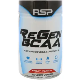 RSP Nutrition, ReGen BCAA, Фруктовый пунш, 9,3 унции (264 г)