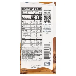 Lily's Sweets, батончик в молочном шоколаде, соленая карамель, 36% какао, 79 г (2,8 унции)