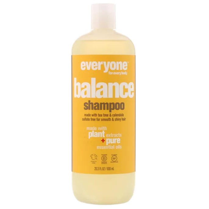 Everyone, Balance, Shampoo, Smooth & Shiny, 20.3 fl oz (600 ml)
