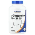 Nutricost, L-глютамин, 180 капсул