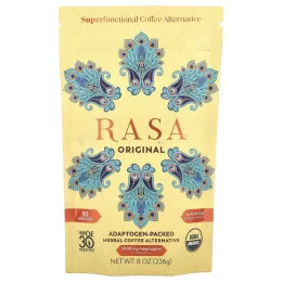 Rasa, Травяной альтернативный кофе, упакованный адаптогенами, оригинальный, 226 г (8 унций)