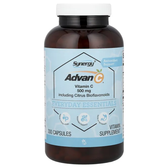 Vitacost, Synergy®, Advan-C® с цитрусовыми биофлавоноидами, 300 капсул