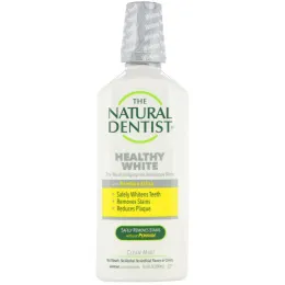 The Natural Dentist, Healthy White, Pre-Brush Antigingivitis/Antiplaque Rinse, Clean Mint, 16.9 fl oz (500 ml)