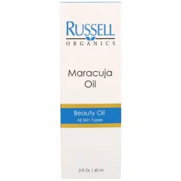 Russell Organics, Масло маракуйи, 2 жидких унции (60 мл)