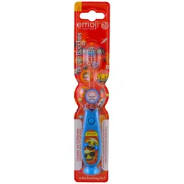 Brush Buddies, Зубная щетка с эмодзи, с таймером, мягкая, 1 зубная щетка