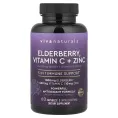 Viva Naturals, бузина, витамин C, цинк и имбирь, 60 капсул