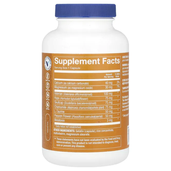 The Vitamin Shoppe, Snooze-In с мелатонином, 240 капсул