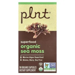 Plnt, Органический морской мох, 90 органических капсул
