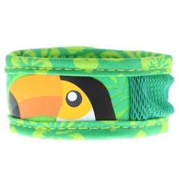 Para'kito, Браслет с репеллентом от комаров + 2 пеллеты, для детей, оранжевый нос, 3 шт. в комплекте