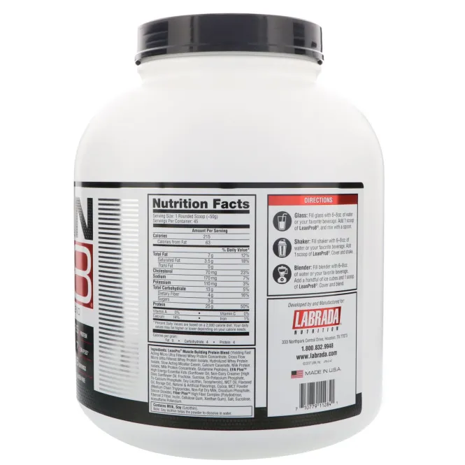 Labrada Nutrition, Lean Pro8, Chocolate, 5 lbs (2268 g )