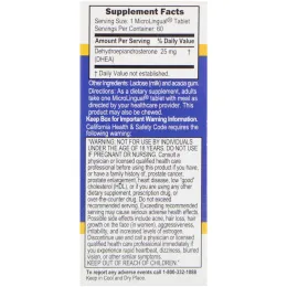 Superior Source, ДГЕА, 60 таблеток 60 мгновенно растворимых таблеток