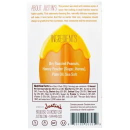 Justin's Nut Butter, Смесь меда и арахисового масла, 10 пакетиков по 1.15 унций (32 г)