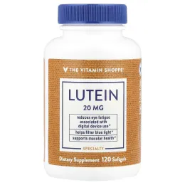 The Vitamin Shoppe, лютеин, 20 мг, 120 капсул
