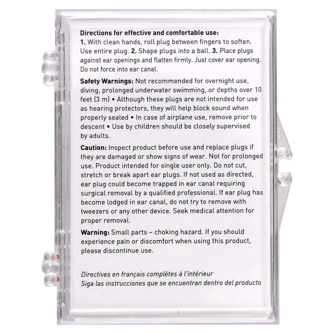 Ezy Dose, мягкие силиконовые беруши для детей, апельсин, 6 пар + футляр