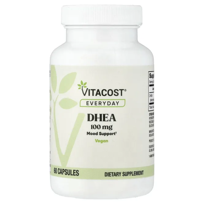 Vitacost, Everyday, DHEA, 100 мг, 60 капсул
