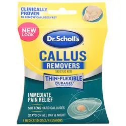 Dr. Scholl's, Средства для удаления мозолей с технологией Duragel 4 шт