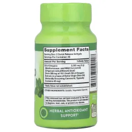 Nature's Truth, Масло орегано, 90 капсул быстрого действия