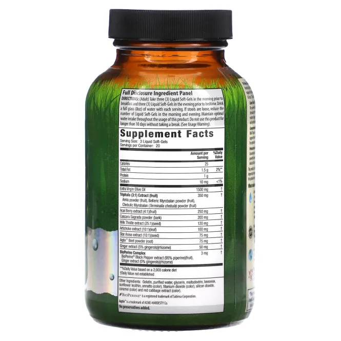 Irwin Naturals, 10-дневное супер-очищение ягод Асаи 60 гелей